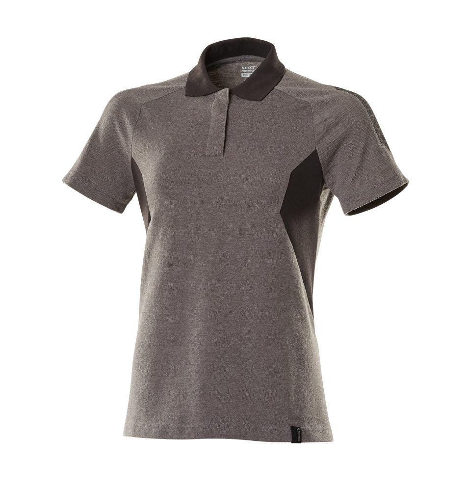 Mascot Damen Accelerate Poloshirt – dunkelanthrazit/schwarz