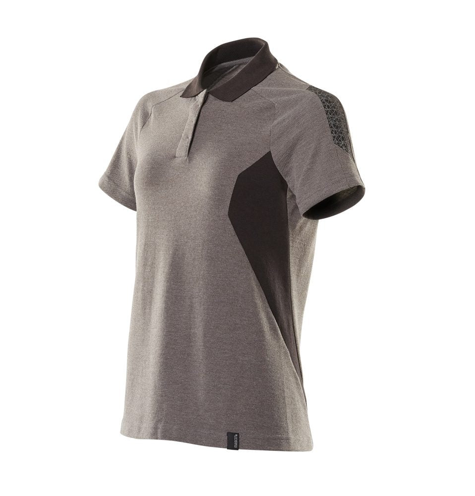 Mascot Damen Accelerate Poloshirt – dunkelanthrazit/schwarz