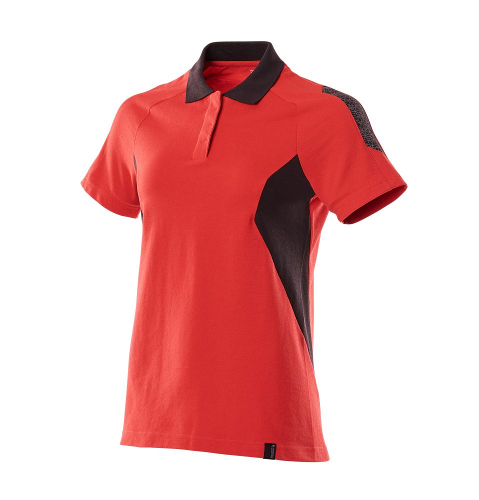 Mascot Damen Accelerate Poloshirt – verkehrsrot/schwarz