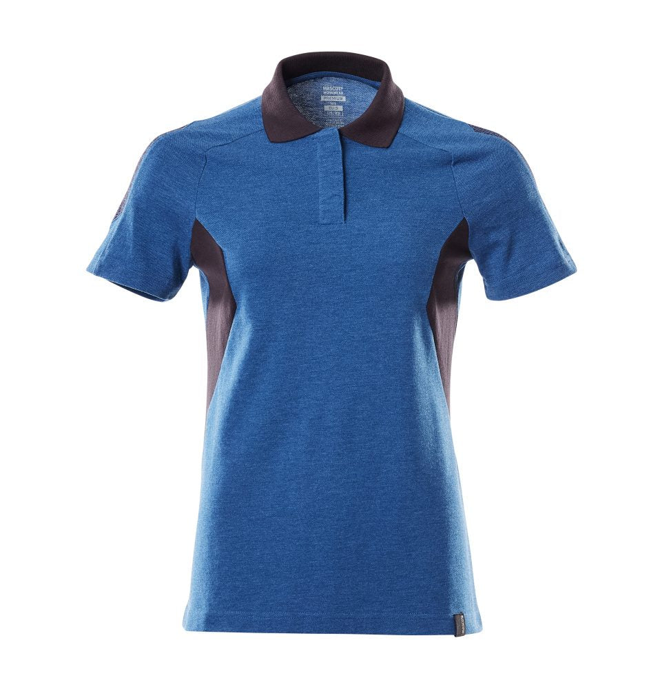 Mascot Damen Accelerate Poloshirt – azurblau/schwarzblau