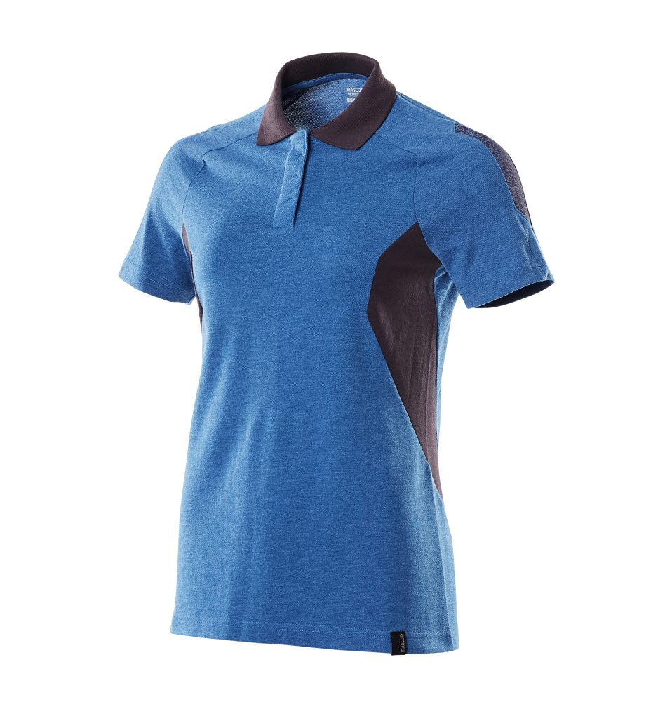 Mascot Damen Accelerate Poloshirt – azurblau/schwarzblau