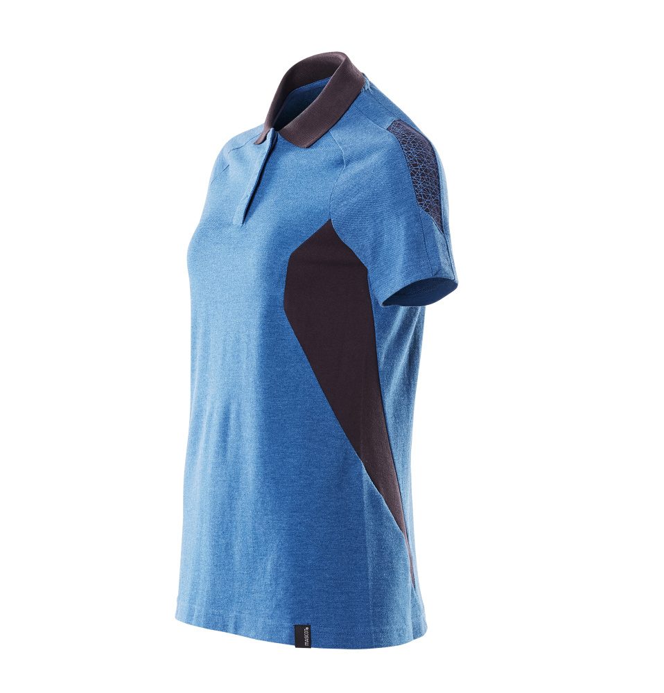 Mascot Damen Accelerate Poloshirt – azurblau/schwarzblau