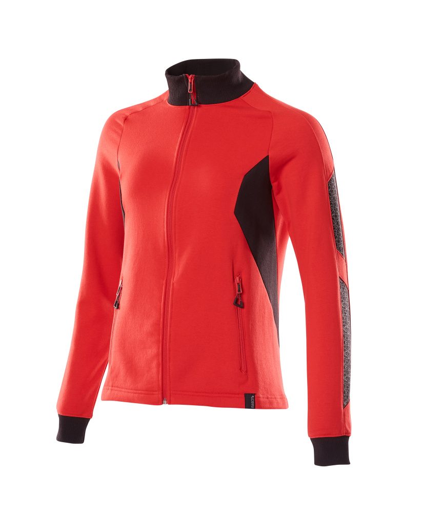 Mascot Damen Accelerate Sweatjacke – verkehrsrot/schwarz