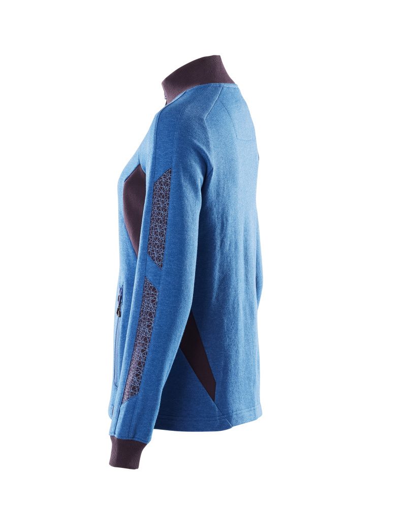 Mascot Damen Accelerate Sweatjacke – azurblau/schwarzblau