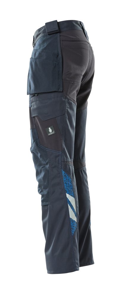 Mascot Accelerate Stretch-Einsätze Handwerkerhose – schwarzblau