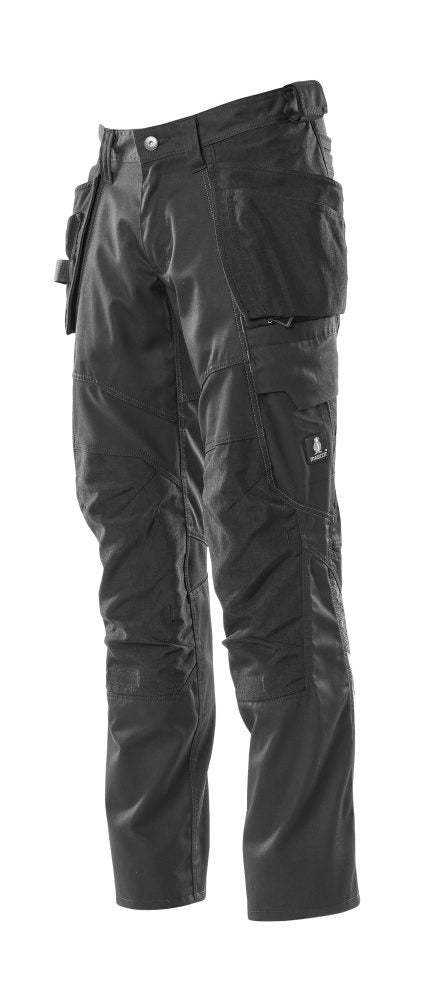 Mascot Accelerate Stretch-Einsätze Handwerkerhose – schwarz