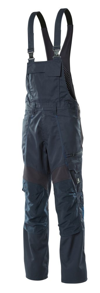 Mascot Accelerate Stretch-Einsätze Latzhose – schwarzblau