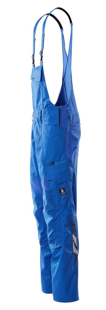 Mascot Accelerate Stretch-Einsätze Latzhose – azurblau