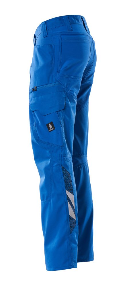 Mascot Accelerate Stretch-Einsätze Servicehose – azurblau