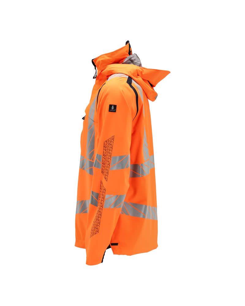 Mascot Accelerate Safe Warnschutz Regenjacke – orange/schwarzblau