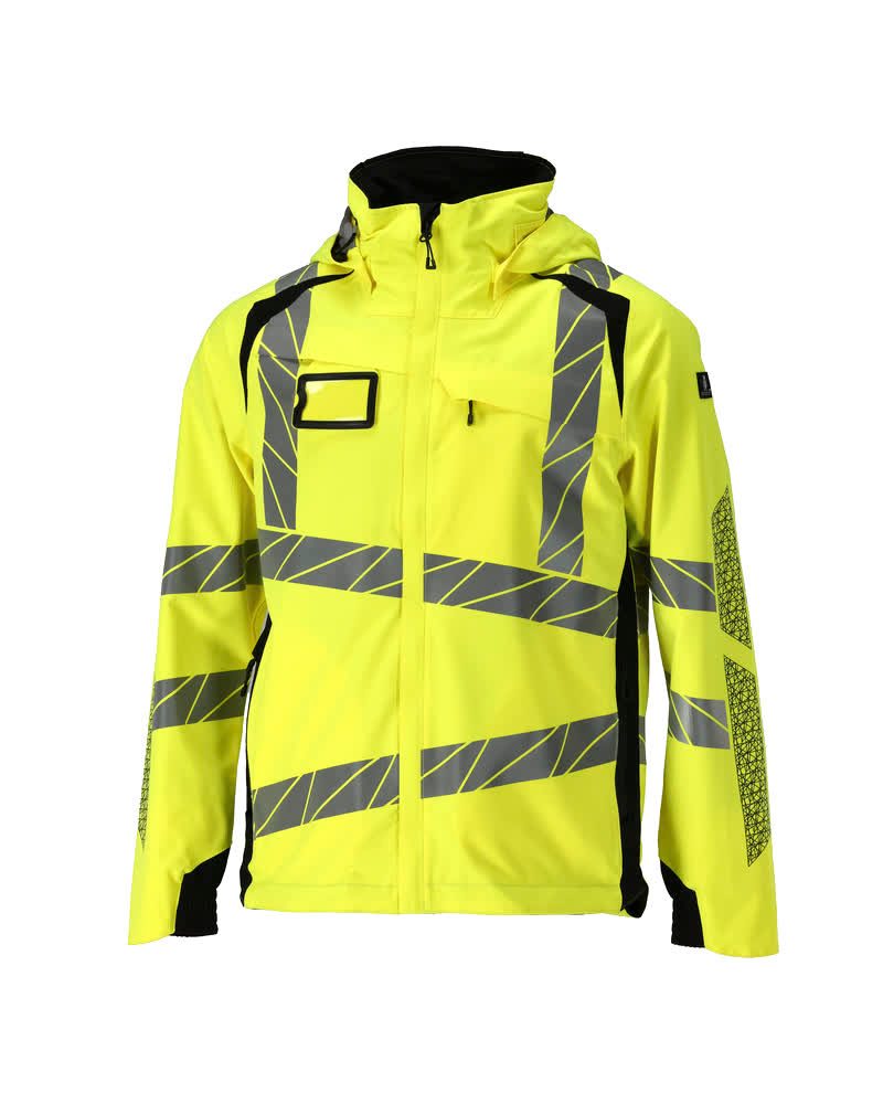 Mascot Accelerate Safe Warnschutz Regenjacke – gelb/schwarz