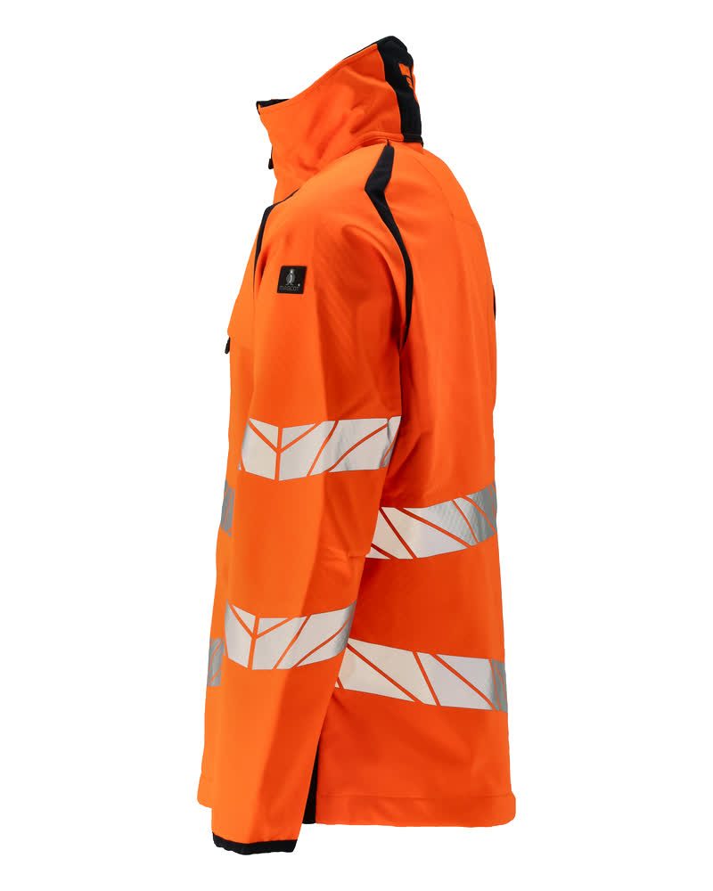 Mascot Accelerate Safe Warn-Softshelljacke – orange/schwarzblau