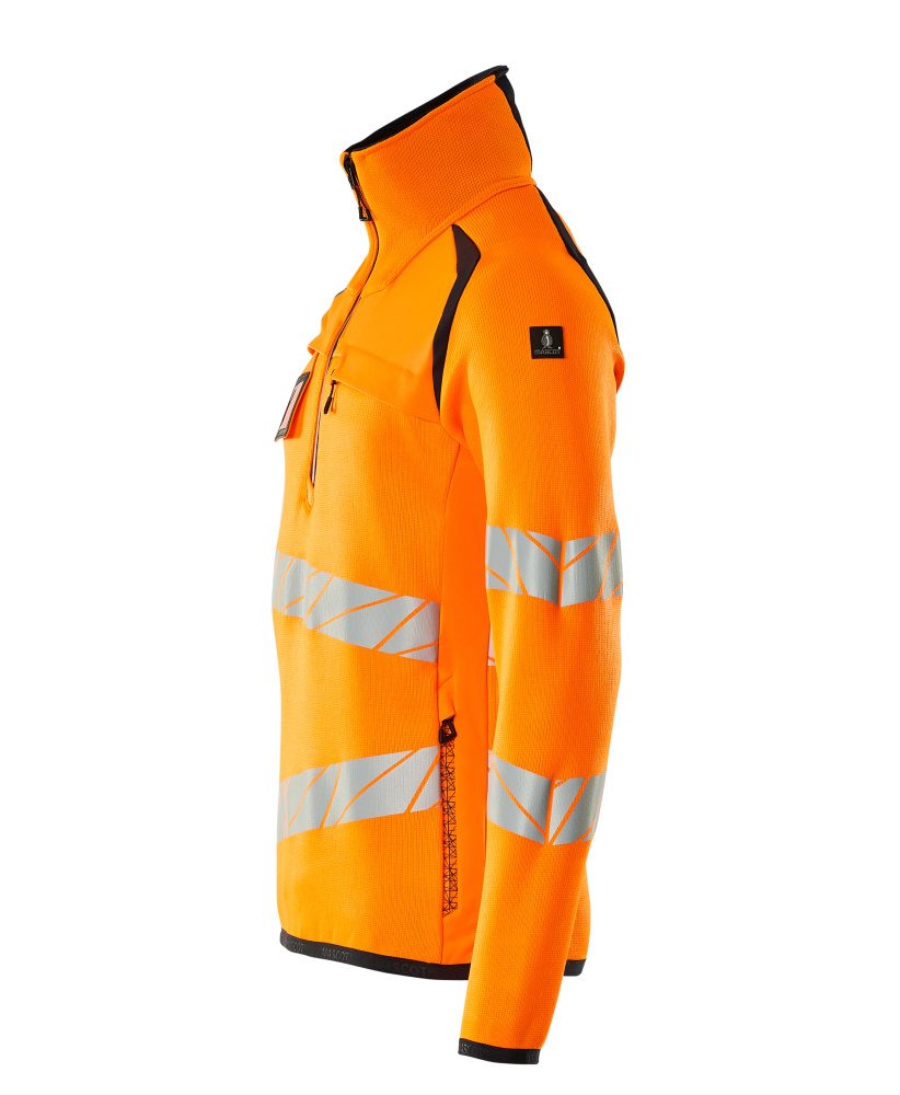 Mascot Accelerate Safe Warnschutz Strickpullover – orange/schwarzblau