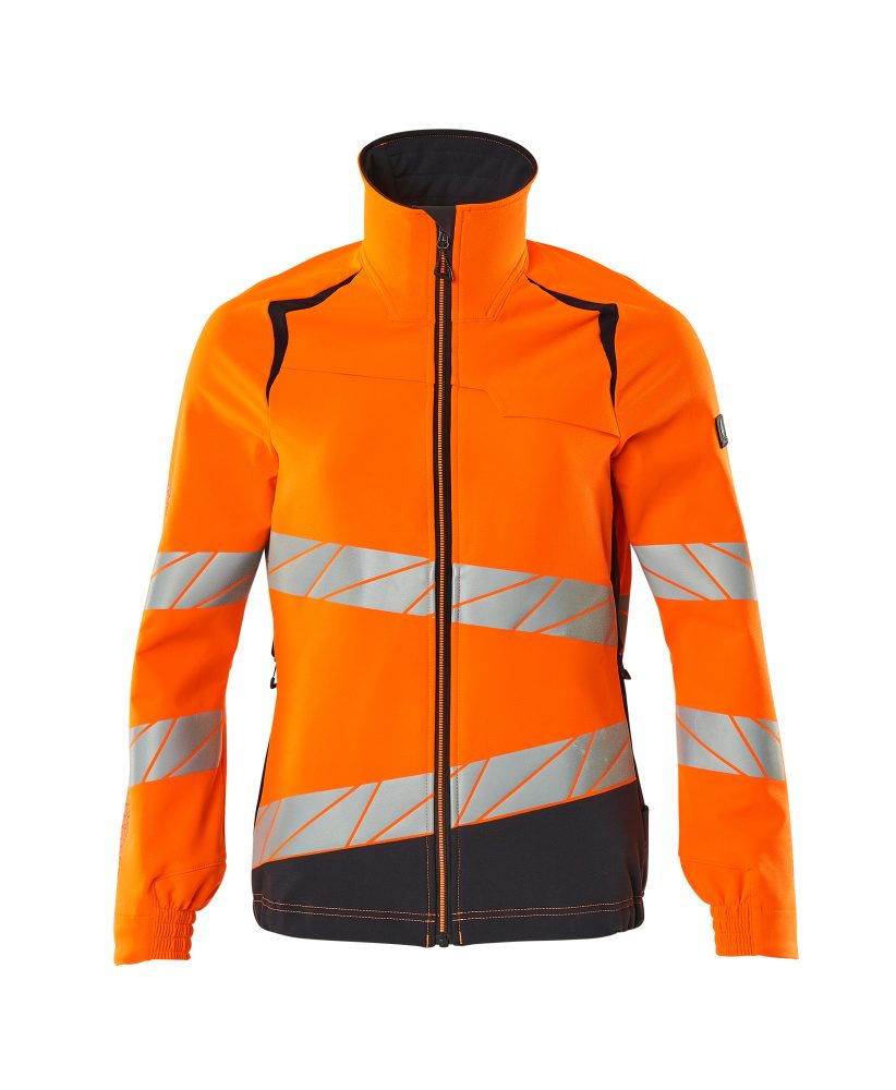 Mascot Damen Accelerate Safe Warn Stretchbundjacke – orange/schwarzblau