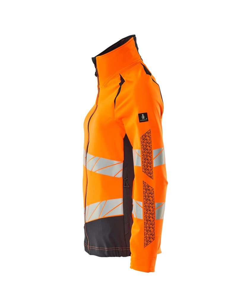 Mascot Damen Accelerate Safe Warn Stretchbundjacke – orange/schwarzblau