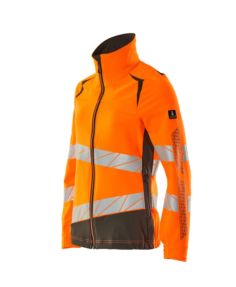 Mascot Damen Accelerate Safe Warn Stretchbundjacke – orange/dunkelanthrazit