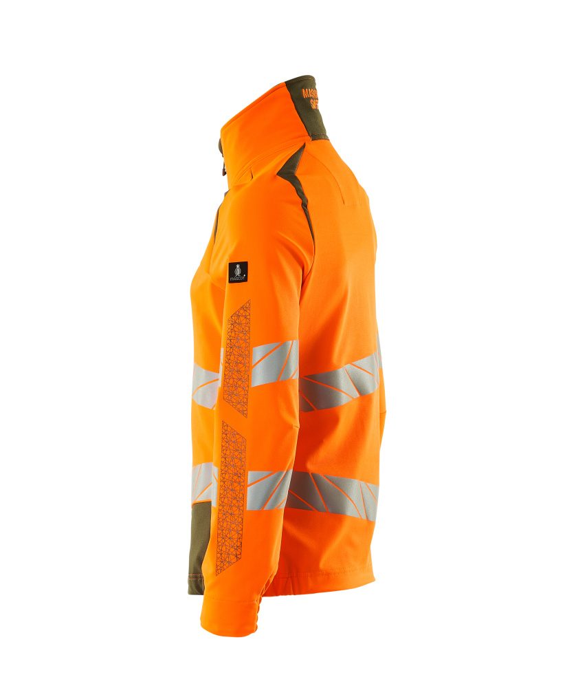Mascot Damen Accelerate Safe Warn Stretchbundjacke – orange/moosgrün