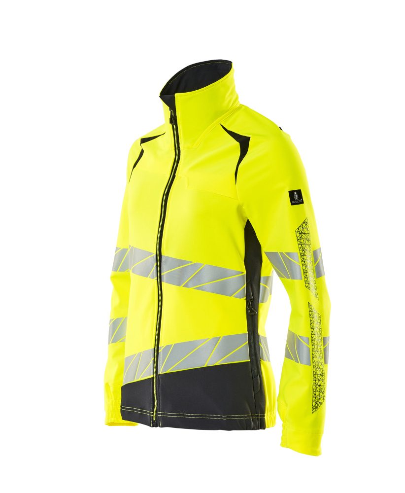 Mascot Damen Accelerate Safe Warn Stretchbundjacke – gelb/schwarzblau