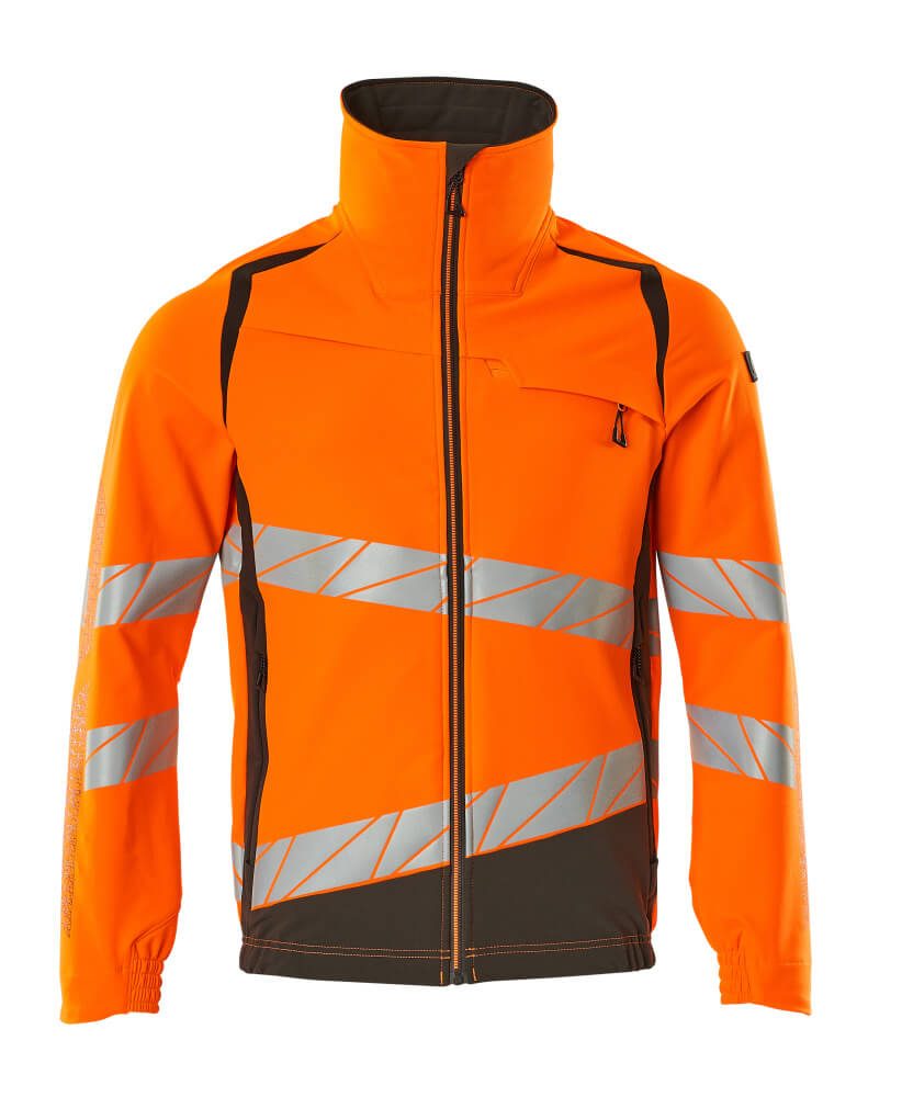 Mascot 19009 Warnschutz Stretch-Bundjacke – orange/dunkelanthrazit