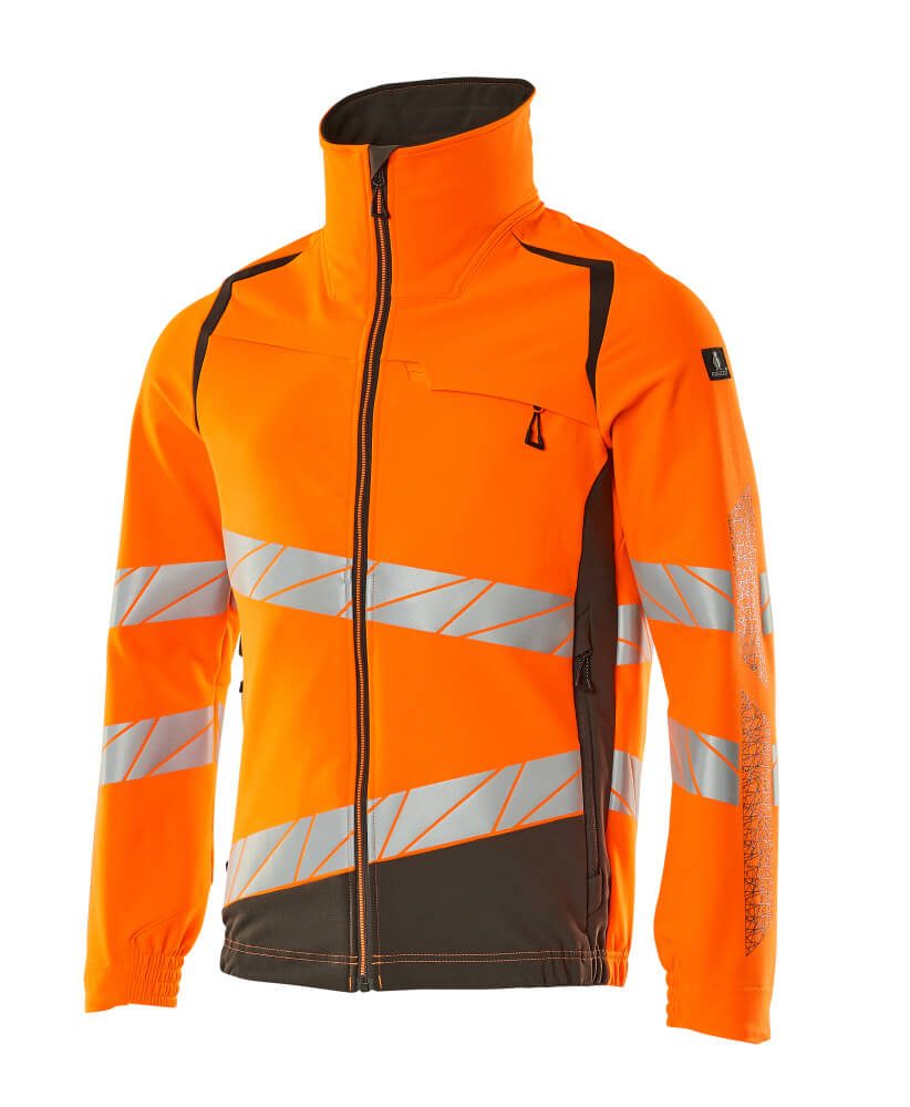 Mascot 19009 Warnschutz Stretch-Bundjacke – orange/dunkelanthrazit