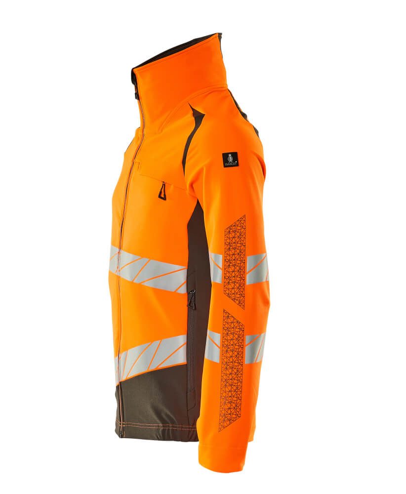 Mascot 19009 Warnschutz Stretch-Bundjacke – orange/dunkelanthrazit
