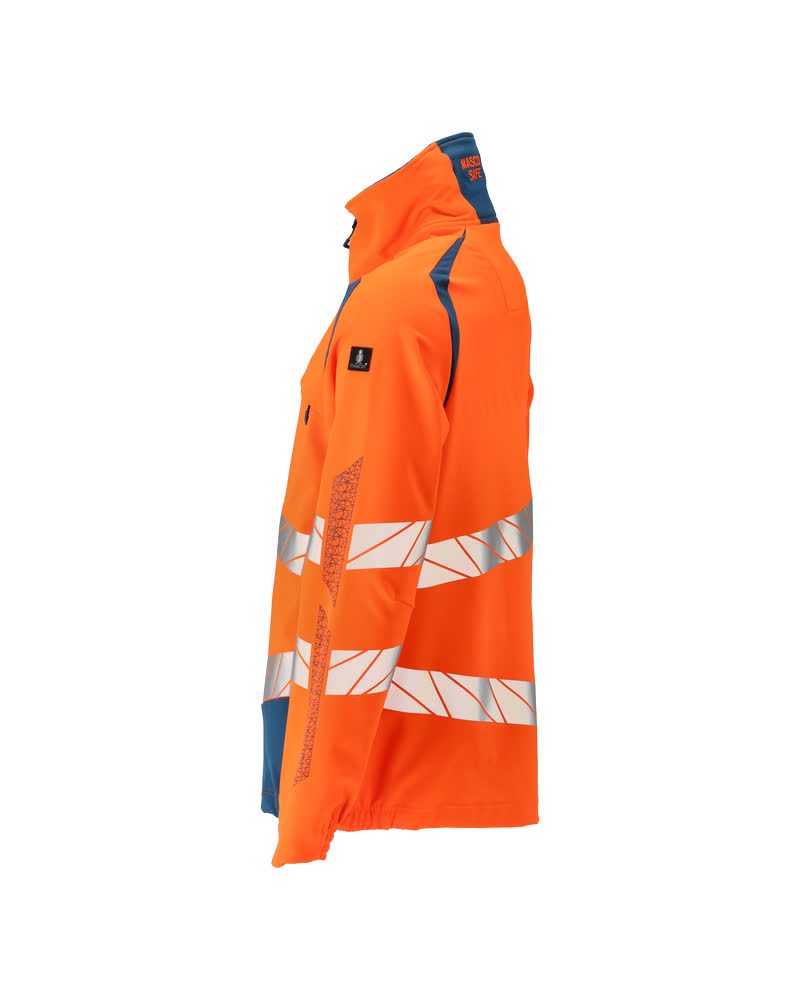 Mascot 19009 Warnschutz Stretch-Bundjacke – orange/dunkelpetroleum