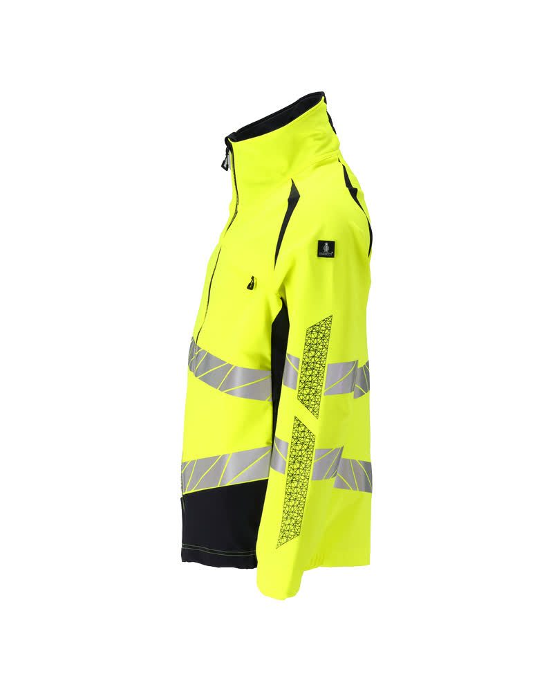 Mascot 19009 Warnschutz Stretch-Bundjacke – gelb/schwarzblau