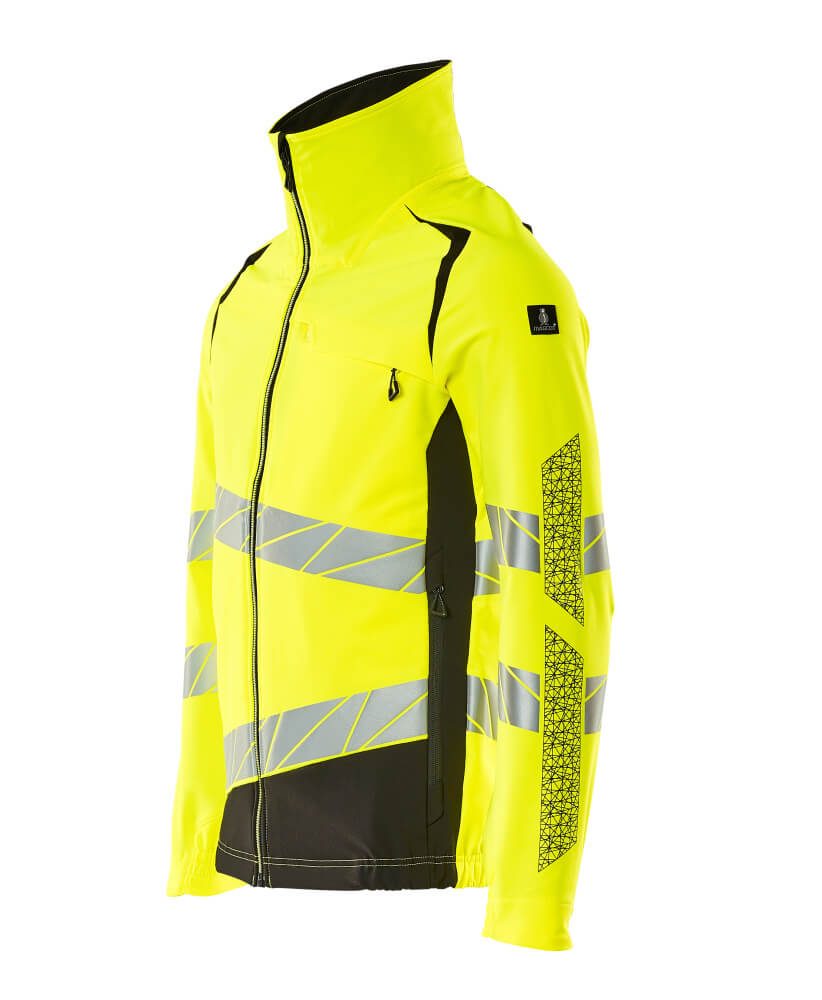 Mascot 19009 Warnschutz Stretch-Bundjacke – gelb/schwarz