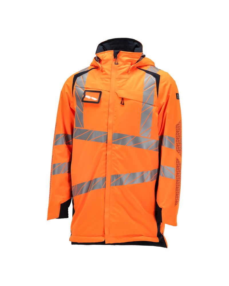 Mascot Accelerate Safe Warnschutz Winter-Parka – orange/schwarzblau