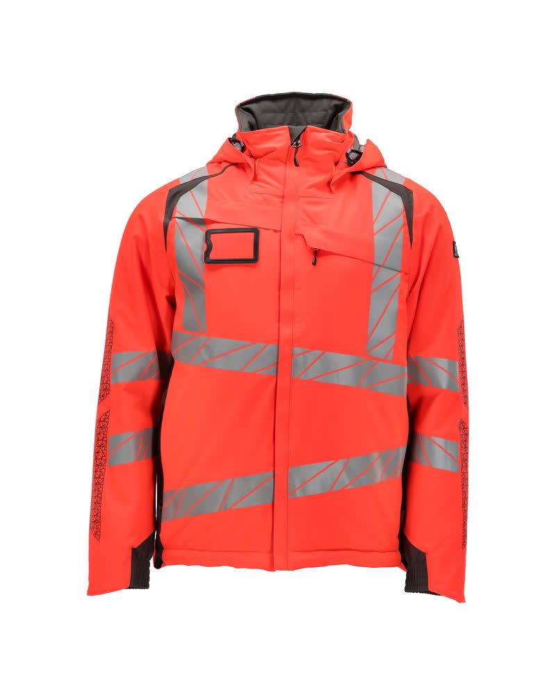 Mascot Accelerate Safe Warnschutz Winterjacke – rot/dunkelanthrazit