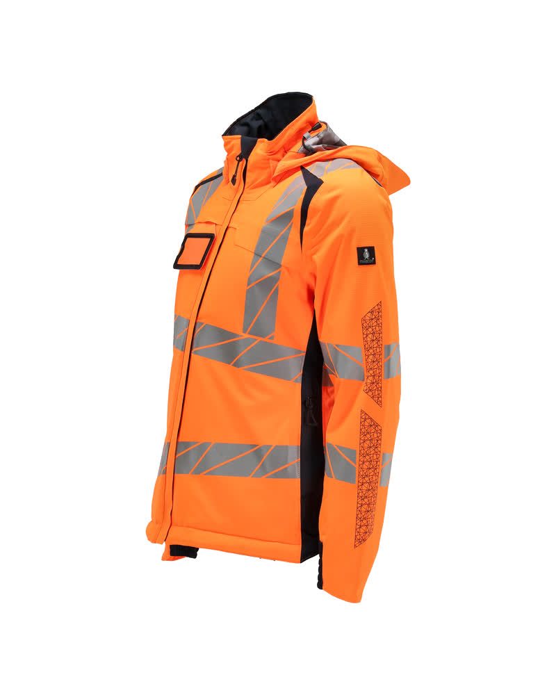 Mascot Damen Accelerate Safe Masco Warnschutz Winterjacke – orange/schwarzblau