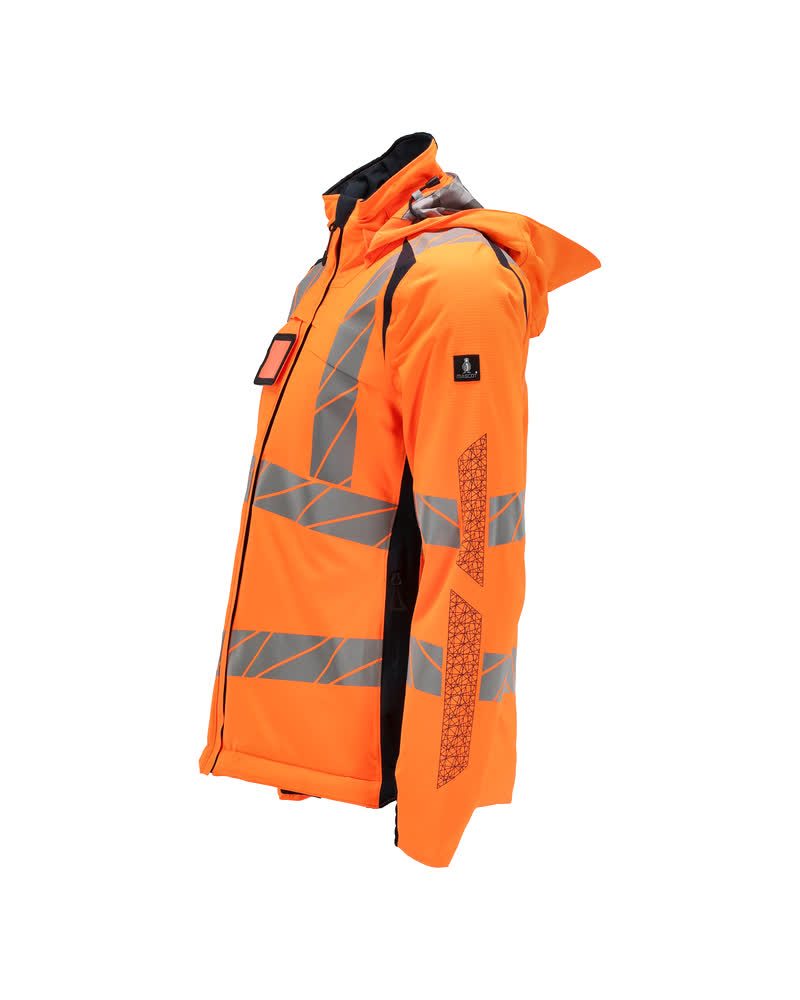 Mascot Damen Accelerate Safe Masco Warnschutz Winterjacke – orange/schwarzblau