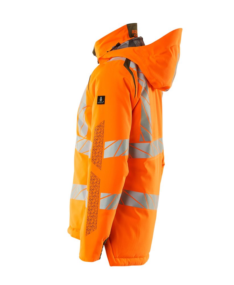 Mascot Damen Accelerate Safe Masco Warnschutz Winterjacke – orange/moosgrün