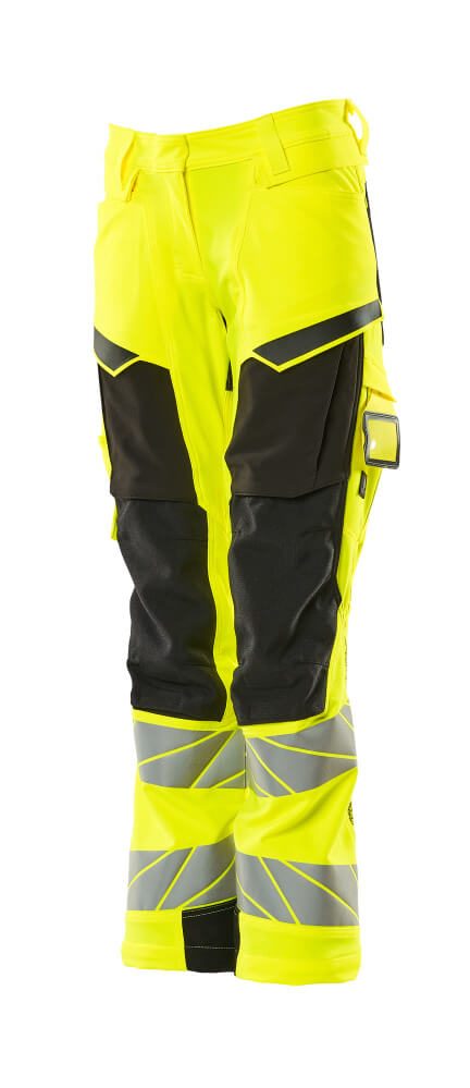 Mascot K2 Acceleratesafe Dame Warn Stretchbundhose – gelb/schwarz