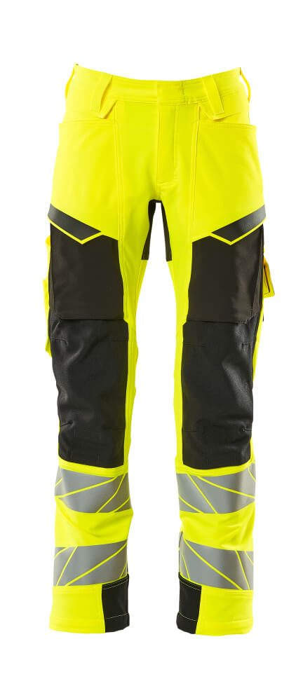 Mascot Kl.2 Accelerate Safe Warn Stretchbundhose 19079-511 – gelb/schwarz
