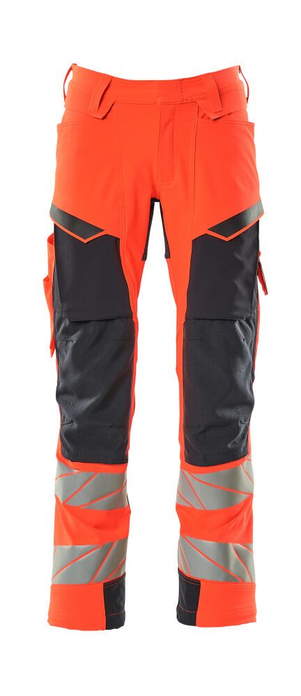 Mascot Kl.2 Accelerate Safe Warn Stretchbundhose 19079-511 – rot/schwarzblau