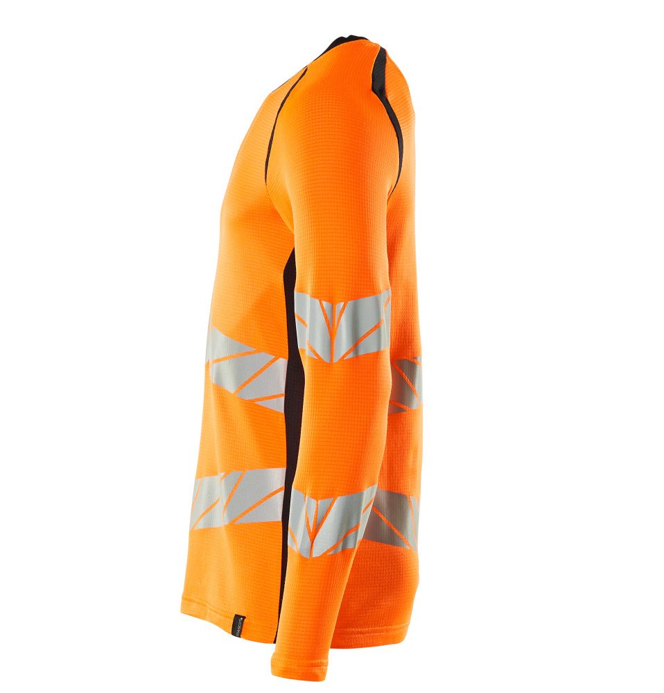 Mascot Accelerate Safe Warnschutz Langarmshirt – orange/schwarzblau