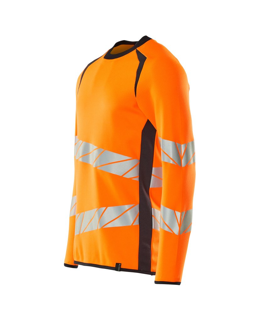 Mascot Accelerate Safe Warnschutz Sweatshirt – orange/schwarzblau