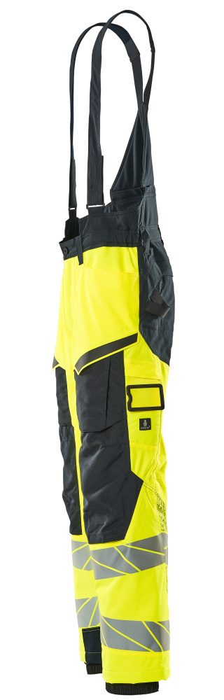 Mascot Accelerate Safe Warnschutz Winterhose – gelb/schwarzblau