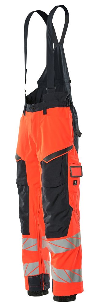 Mascot Accelerate Safe Warnschutz Winterhose – rot/schwarzblau