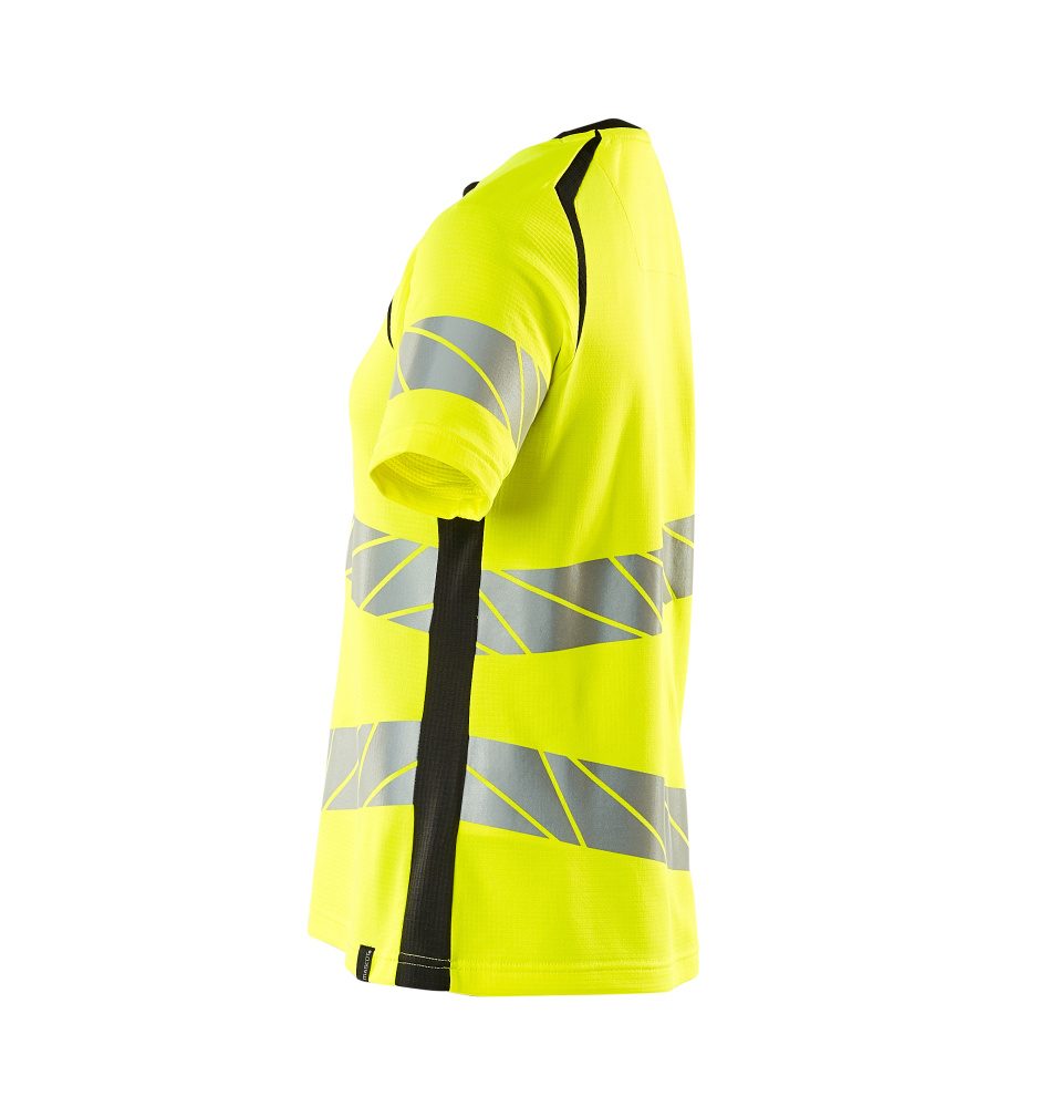 Mascot Damen Accelerate Safe Warnschutz T-Shirt – gelb/schwarz
