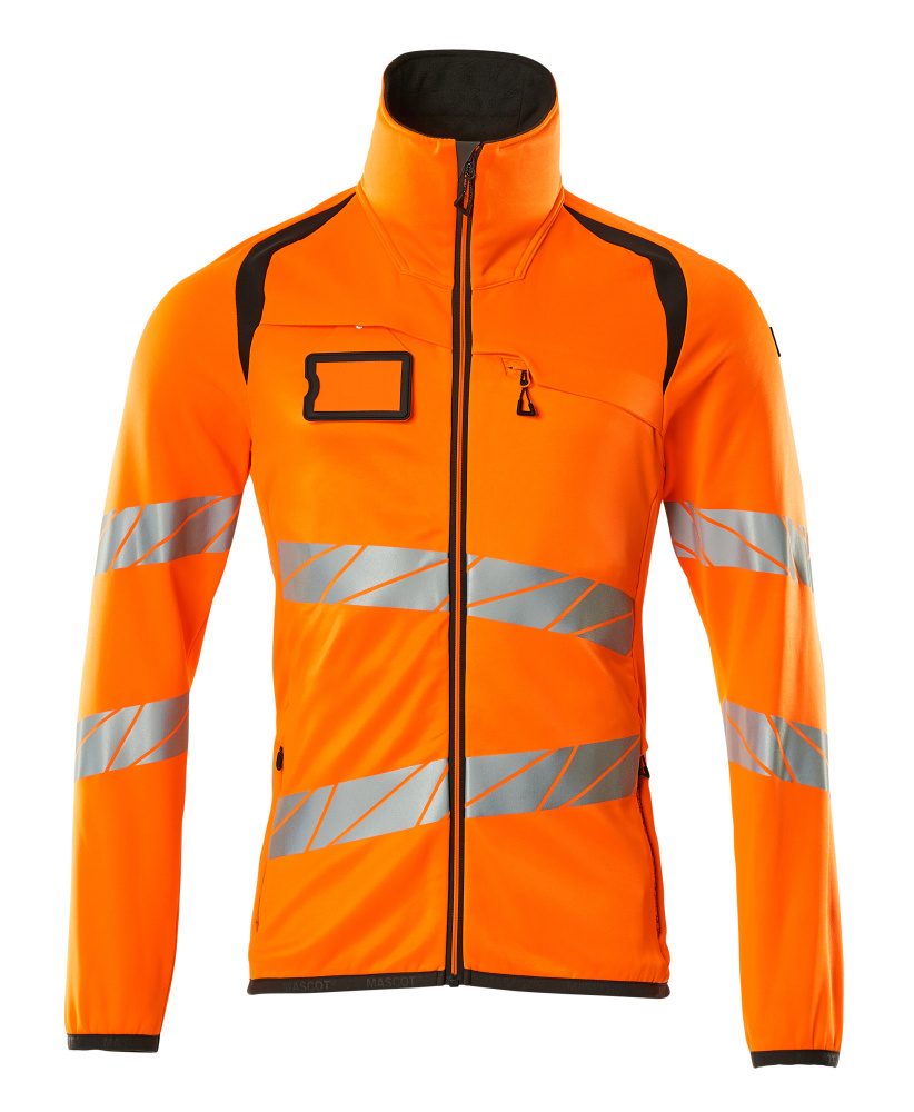 Mascot Accelerate Safe Warnschutz Fleecejacke – orange/dunkelanthrazit