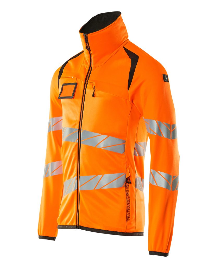 Mascot Accelerate Safe Warnschutz Fleecejacke – orange/dunkelanthrazit