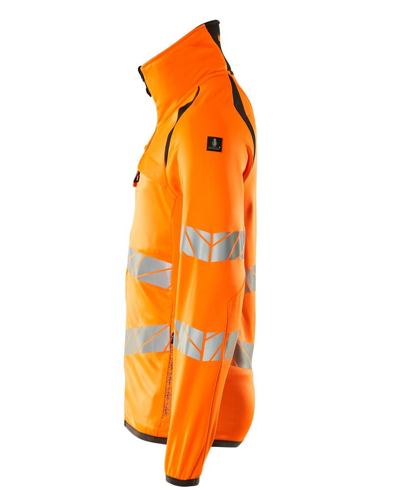 Mascot Accelerate Safe Warnschutz Fleecejacke – orange/dunkelanthrazit