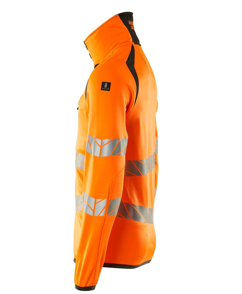 Mascot Accelerate Safe Warnschutz Fleecejacke – orange/dunkelanthrazit