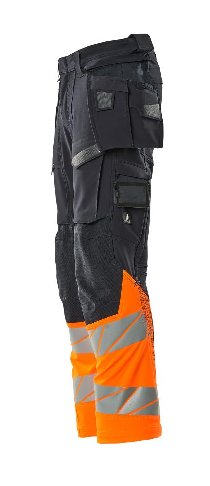 Mascot Accelerate Safe Warnschutz Bundhose Kl.1 19131-711 – schwarzblau/orange