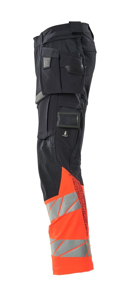 Mascot Accelerate Safe Warnschutz Bundhose Kl.1 19131-711 – schwarzblau/rot