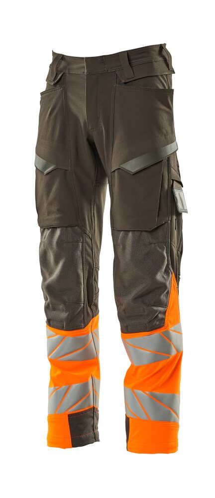 Mascot Accelerate Safe Warnschutz Bundhose Kl.1 19179-511 – dunkelanthrazit/orange