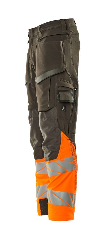 Mascot Accelerate Safe Warnschutz Bundhose Kl.1 19179-511 – dunkelanthrazit/orange