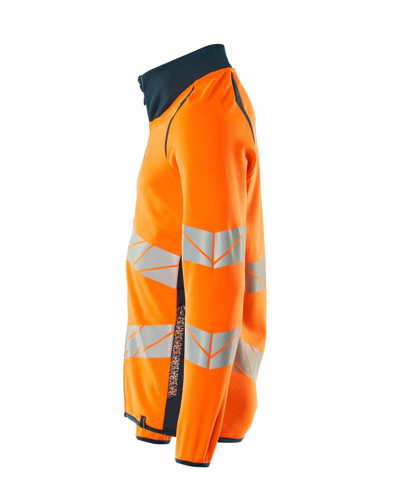 Mascot Accelerate Safe Warnschutz Sweatjacke – orange/dunkelpetroleum